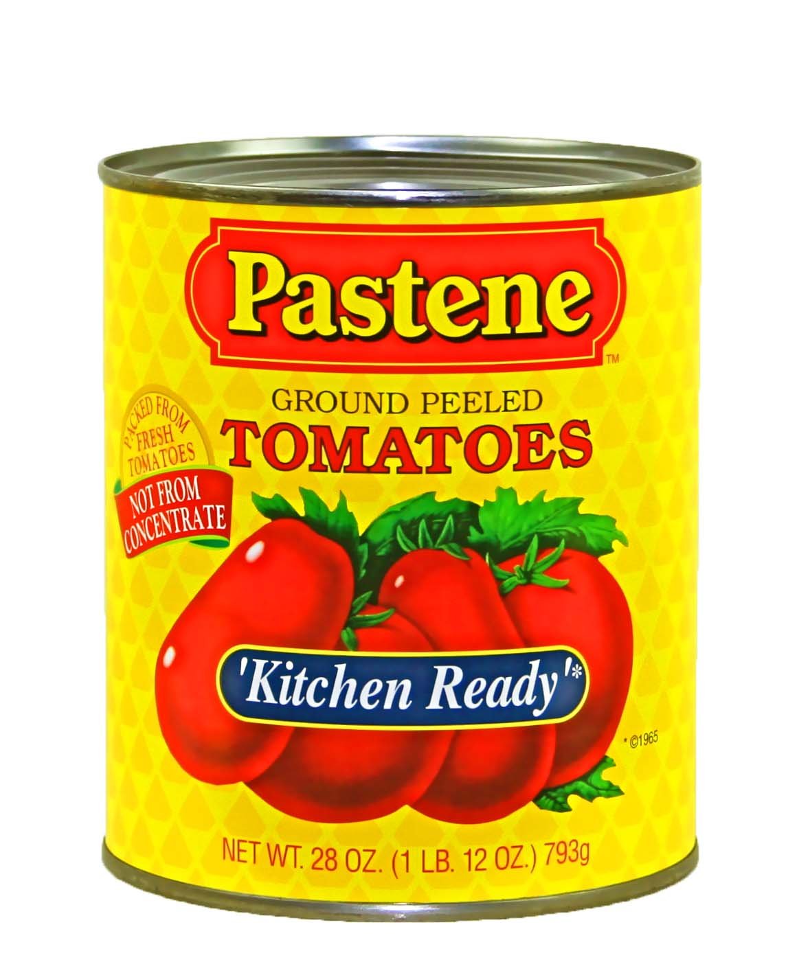 Pastene Kitchen Ready ground Peeled Tomatoes - Net Wt. 28 oz.