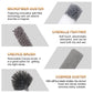Deehyo Microfiber Duster For Cleaning Fan, High Ceiling, Blinds, Furniture, Cars , 9Pcs Extendable Feather Duster (Stainless Ste