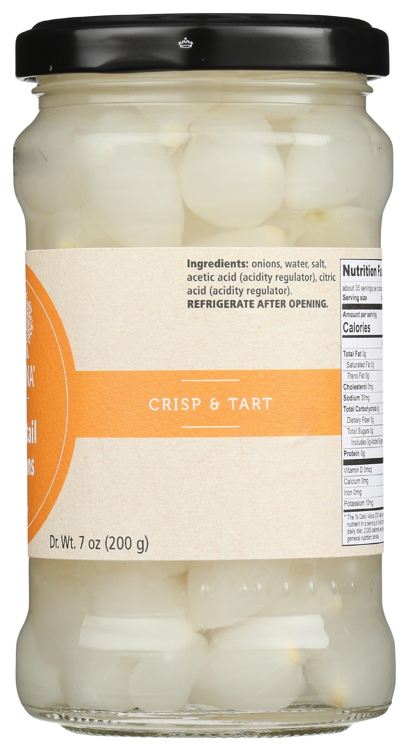 Divina Cocktail Onions, 10.6 OZ, Pack of 1, Perfect for Salads and Recipes