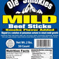 Buffalo Bills 2-Lb Mild 5'' Ole' Smokies Saddlebag (50 Twist-End Beef Sticks Per Saddlebag)