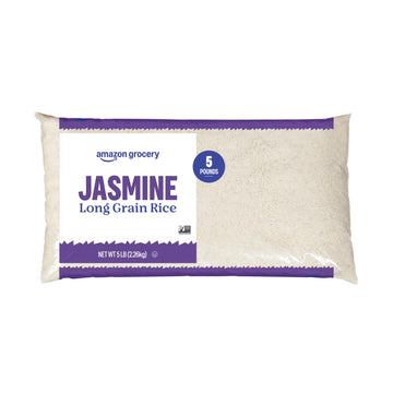 Large Online Retailer Grocery, Jasmine Long Grain Rice, 5 Lb (Previously Happy Belly, Packaging May Vary)