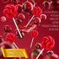 ZOFIA SWEET 32 Pack Red & White Twist Swirl Lollipops, Natural Cranberry Flavor, Gluten Free, Individually Wrapped