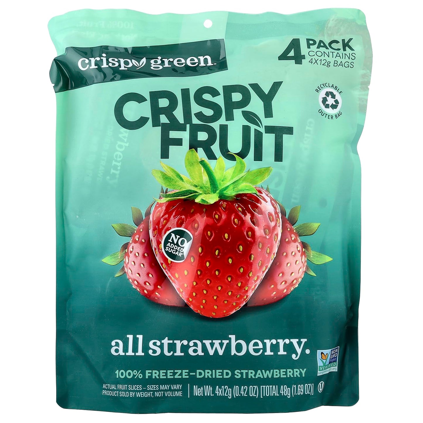 CRISPY GREEN Freeze Dried Strawberry, 1.69 OZ