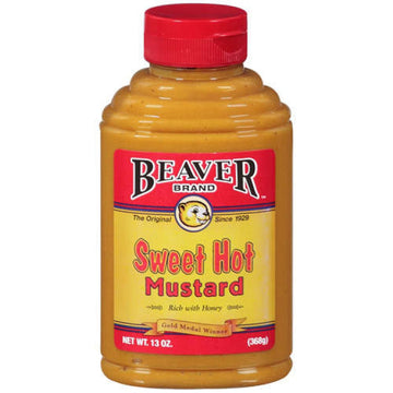 Beaver Sweet Hot Mustard, 4 Oz (Case Of 12)