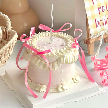 20 Pack Bow Cupcake Toppers Valentine'S Bowknot Ribbons Coquette Pink Bow High Footed Cup Balloon Wall Party Decorations Bridal 