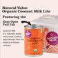 Natural Value Coconut Milk, Organic, Lite 5-7% Milk Fat,13.5 oz (pack of 6) No added Guar Gum, Unsweetened, Gluten Free, Keto Fr