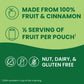 GoGo squeeZ Fruit on the Go  Apple Cinnamon  3.2 oz (Pack of 12)  Unsweetened Fruit Snacks for Kids  Gluten Free  Nut Free and Dairy Free  Recloseable Cap  BPA Free Pouches