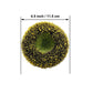 Pack Of 5 Large Foam Disc Florets Of Sunflower Center 4.5 Diameter For Diy Flower Deco Mesh Wreath
