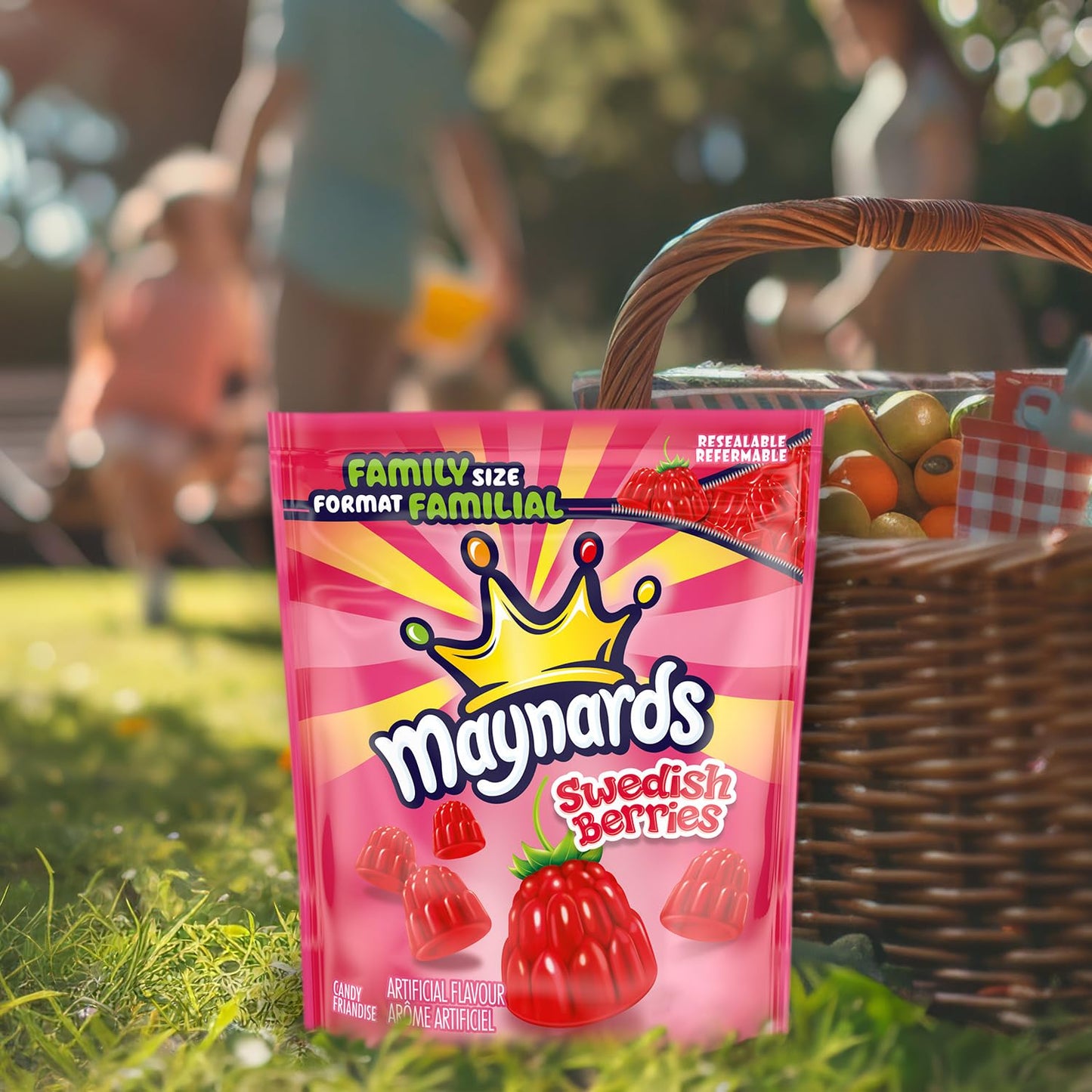 Maynards Swedish Berries Candy Family Size 816G/28.7Oz {Imported From Canada}