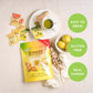 Prince Of Peace Instant Ginger Honey Crystals, Assorted Flavors, 30 Sachets, Easy to Brew, Gluten Free