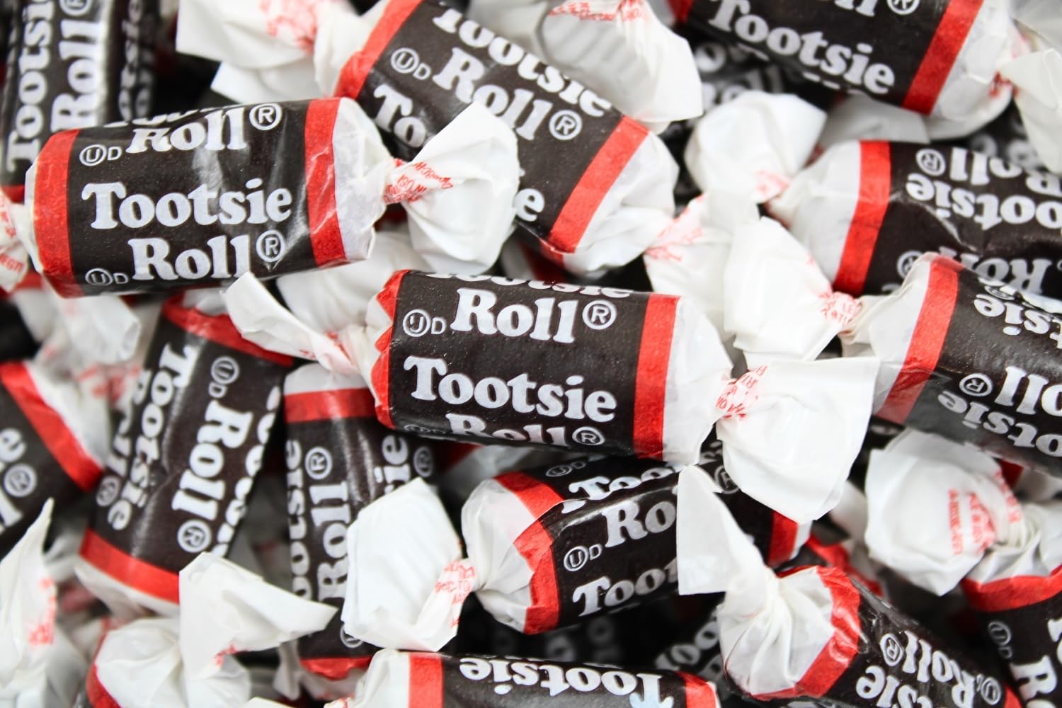Chocolate Mini Tootsie Rolls - Bulk Tootsie Rolls Candy, Individually Wrapped Mini Bites Midgees, by Queen City Candy Cave (3 Po