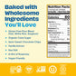 Gluten Free Partake Mini Crunchy Chocolate Chip Cookies + Bonus Bag of Classic Grahams - Vegan - Free From the Top 9 Allergens I