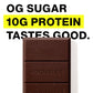 Hormbles Chormbles Protein Candy Bars  Salted Fudge  10g Protein  0g Sugar  140 Calories  Fudge Chocolate Candy With Crunchy Pieces and Salt  Sugar Free Snacks or Dessert  1.13 Oz  12 Pack