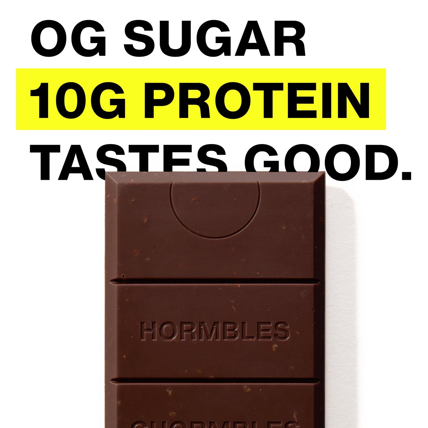 Hormbles Chormbles Protein Candy Bars  Salted Fudge  10g Protein  0g Sugar  140 Calories  Fudge Chocolate Candy With Crunchy Pieces and Salt  Sugar Free Snacks or Dessert  1.13 Oz  12 Pack