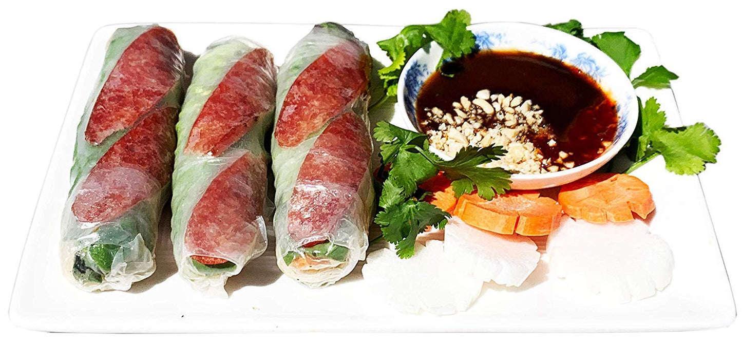 Mai Quoi Premium Chicken Cured Sausage - No MSG - 9 Ounce - Made in USA