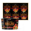 A-Sha X Hot Ones Spicy Ramen Noodle Soup Bowl  6 Pack  Fiery Hot Tonkotsu Flavor  Top-Grade Microwaveable Ramen Soup Mix  12G Plant-Based Protein