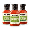 Miller'S Banana Pepper Sauce - Red Banana Pepper Mild Hot Sauce, Sweet Spicy Banana Pepper Sauce - Best Use For Chicken Wing, Bu