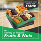 Nut Haven Thanksgiving Dried Fruit & Nuts Gift Basket - Large Assorted Food Gift Box for Holidays, Sympathy, Men & Women