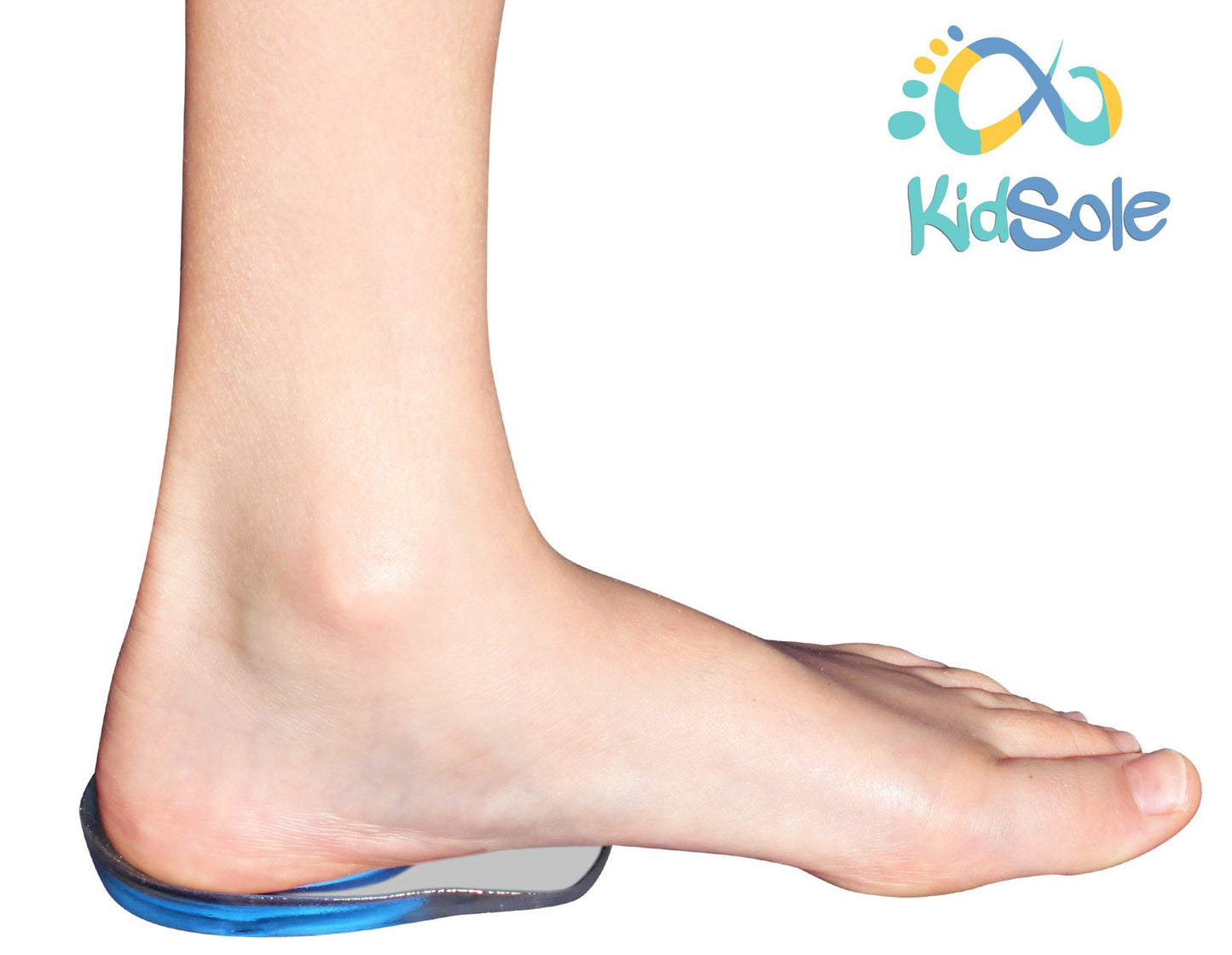 2 Pack - Kidsole Shock Absorbing Lightweight Gel Heel Cups For Kids With Sensitive Heels, Heel Spurs, Plantar Fasciitis, Or Ankl
