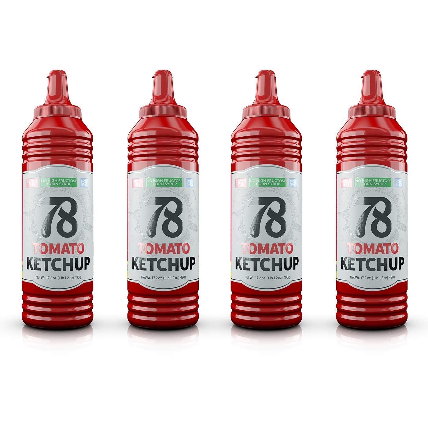 78 Ketchup Sold By 78 Brand (Pack Of 4)