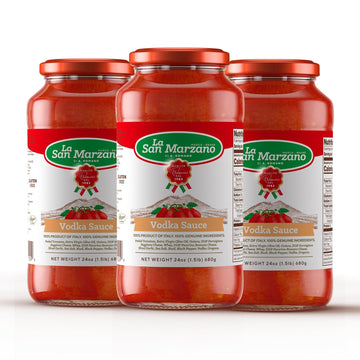 La San Marzano Vodka Sauce, All Natural, Non-GMO, Gluten Free, 24 oz (Pack of 3)