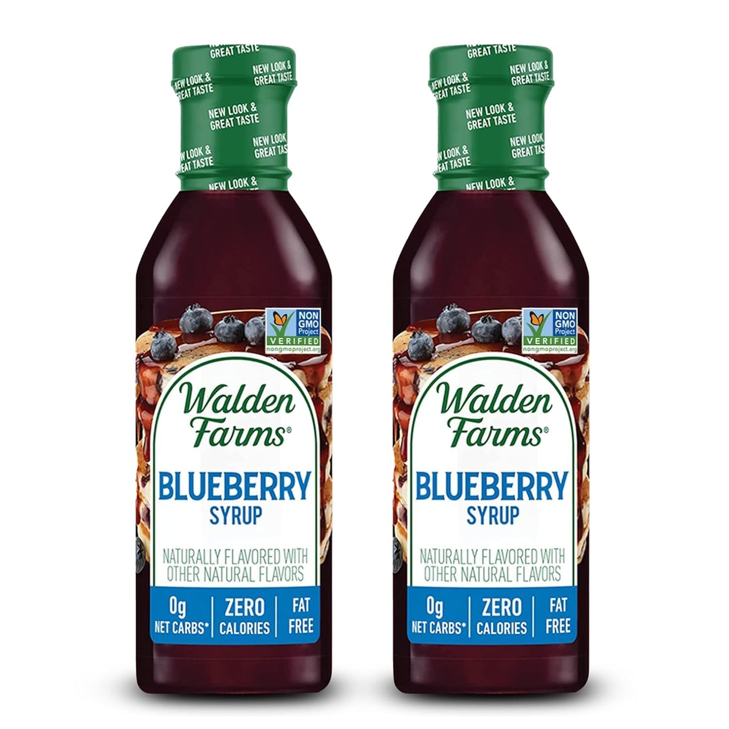 Walden Farms Blueberry Syrup - Sugar-Free, Low Carb, Vegan - 12 Fl Oz (Pack of 2)