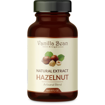 Natural Hazelnut Extract For Baking And Flavoring - 4 Oz - Premium Quality Natural Flavors For Baked Goods, Desserts, & Cooking
