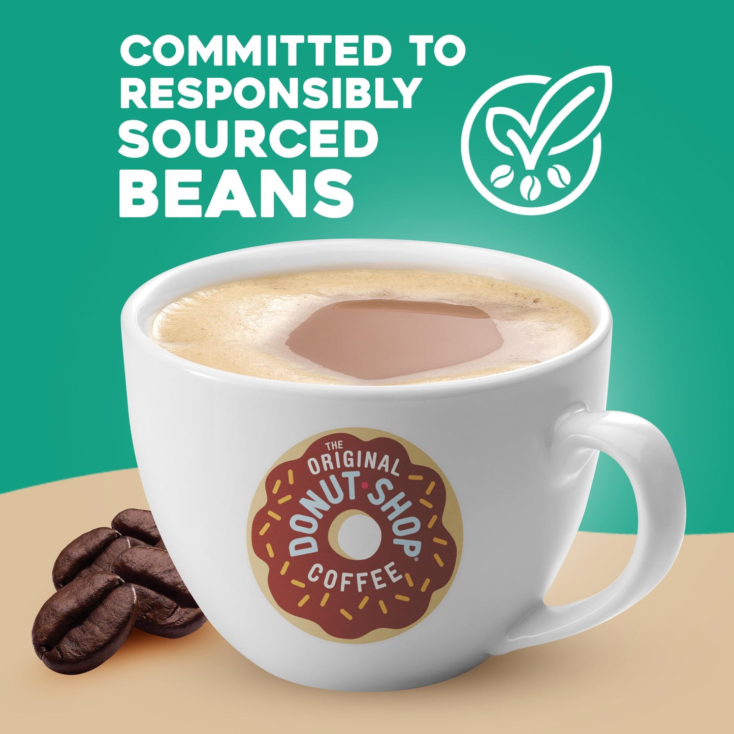 The Original Donut Shop Coffee  Regular  Medium Roast  Ground Coffee  12 oz Bag