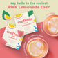 Craftmix Pink Lemonade Mix, 12 Packets, Easy Powder Drink with Real Fruit, Low-Sugar, Vegan, Low-Carb, Non-GMO, Dairy-Free, Glut