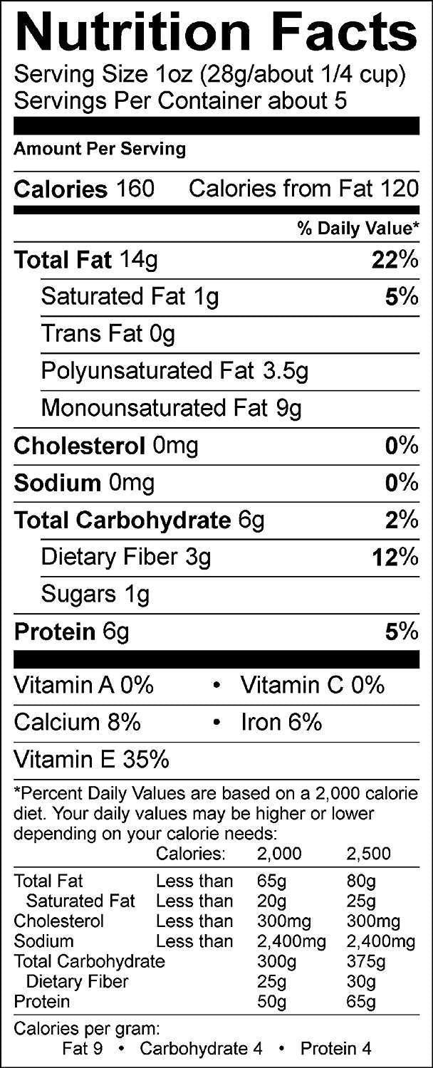 Emerald Nuts Whole Almonds (1-Pack), 5oz Resealable Bag, Kosher Certified, Non-GMO, Contains No Artificial Preservatives, Flavor