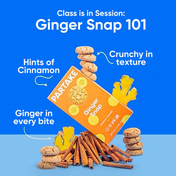 Partake Foods Gluten Free Ginger Snap Crunchy Cookies - Vegan - Free From the Top 9 Allergens Including Dairy, Wheat, Soy, Eggs,