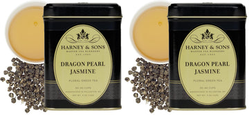 Dragon Pearl, Jasmine Tea, 4 oz (112 g), Harney & Sons (Pack of 2)