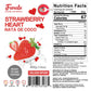 Fanale Coconut Jelly Topping for Bubble Tea - Strawberry Heart Jelly, 400g (Pack of 1)