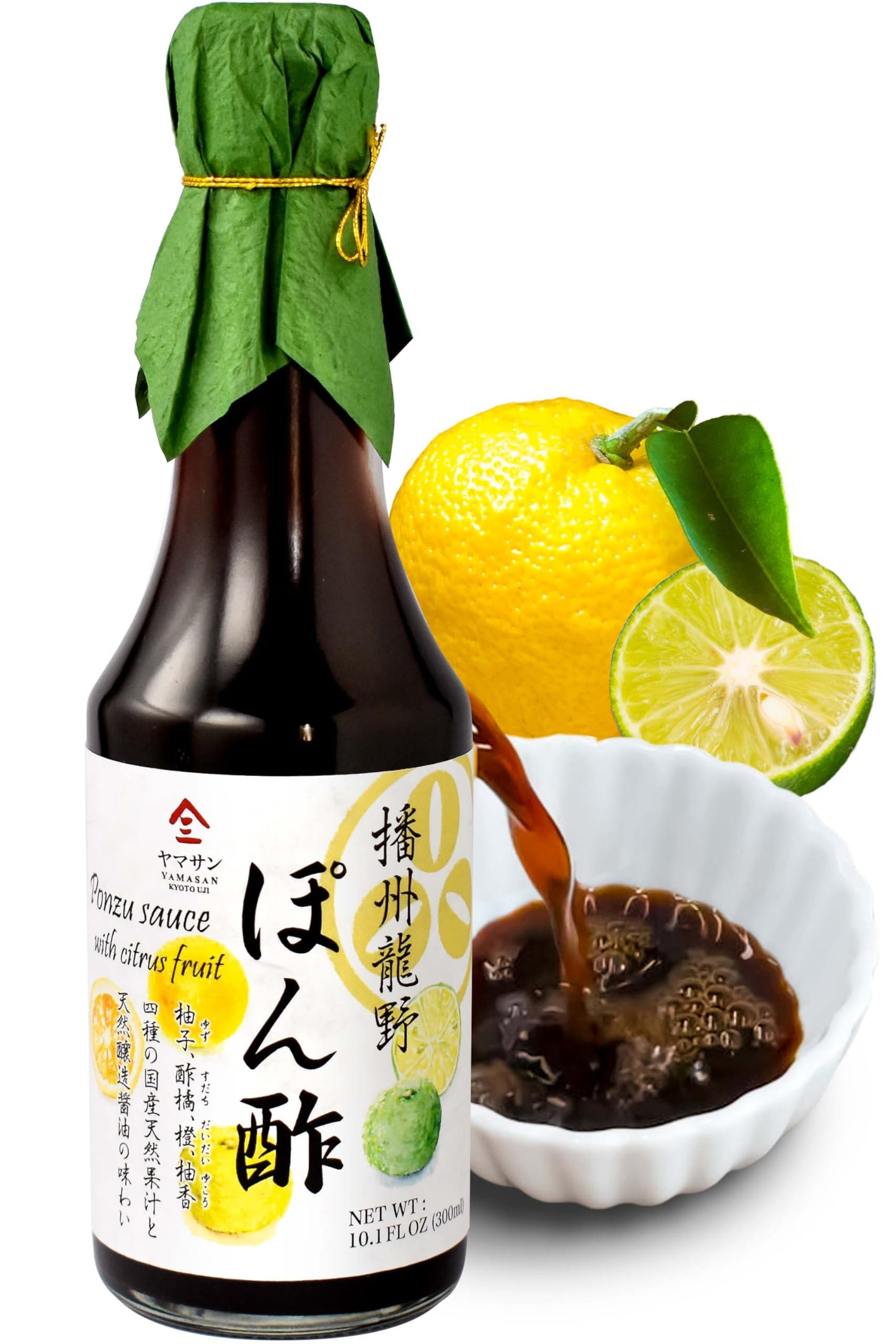 Ponzu Sauce (Yuzu Blend) Dressing Japanese Handmade?No Chemical Seasonings Non-Gmo? Natural Brewing 300Ml(10.14Floz) ?Yamasan?