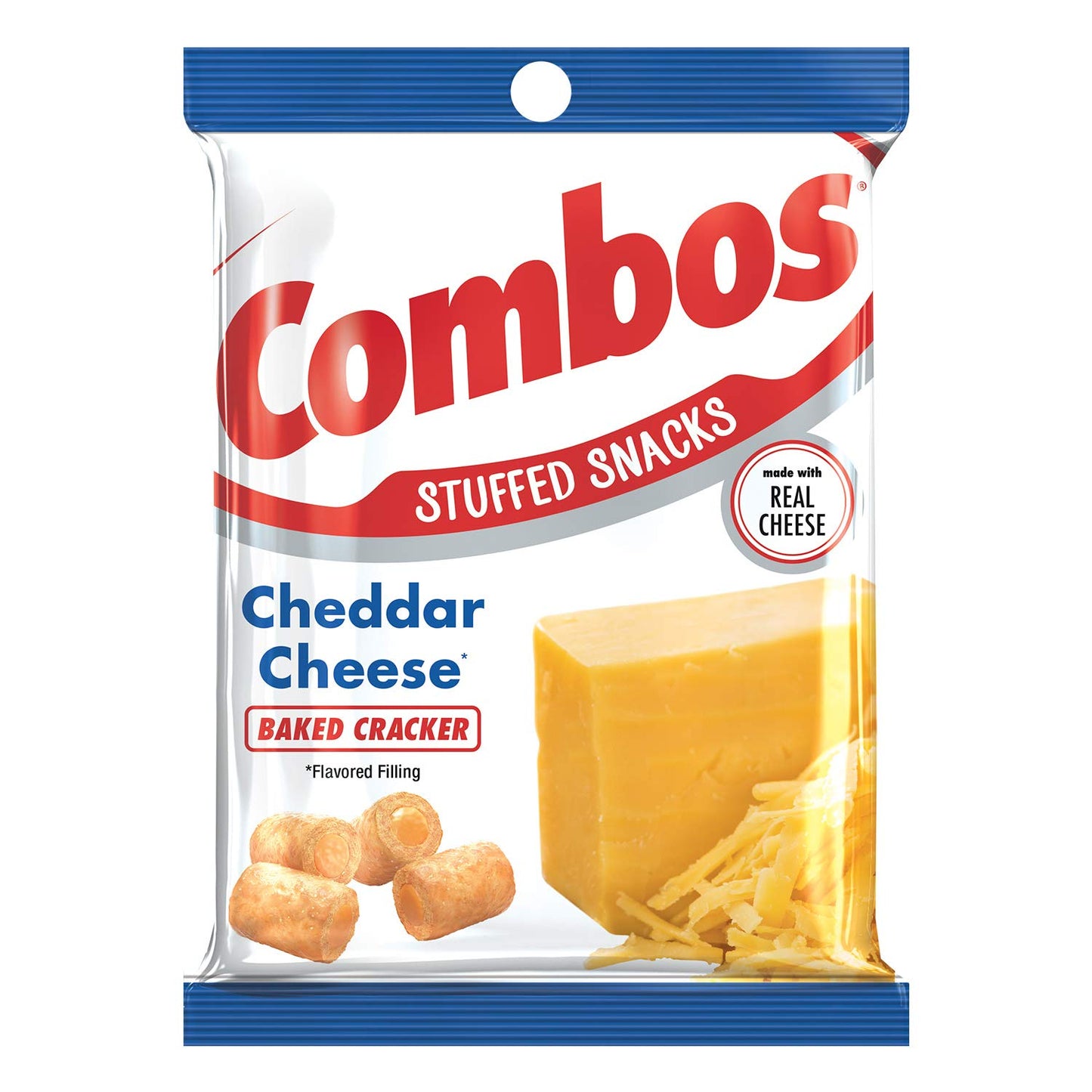Combos Cheddar Cheese Cracker Baked Snacks, 6.3 Ounce Bag, Model 10041419420079