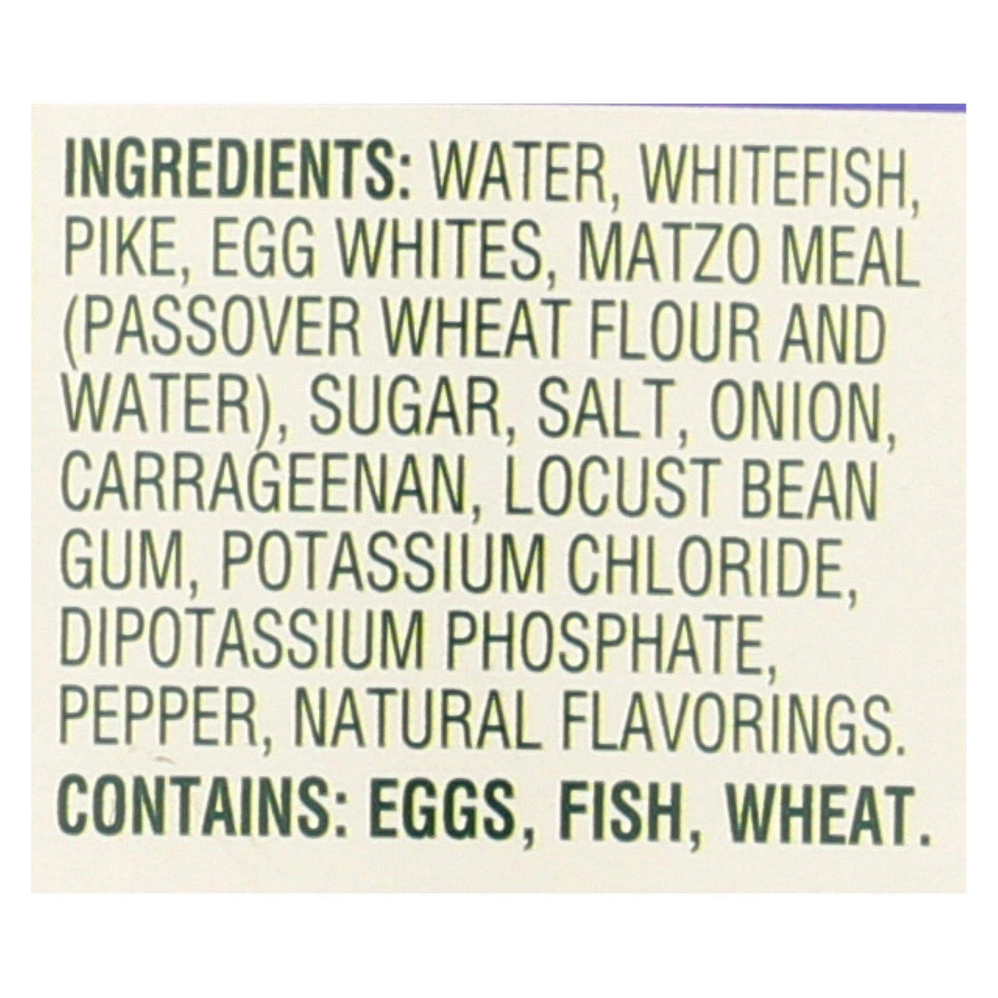 Manischewitz Fish Pike & White Sweet