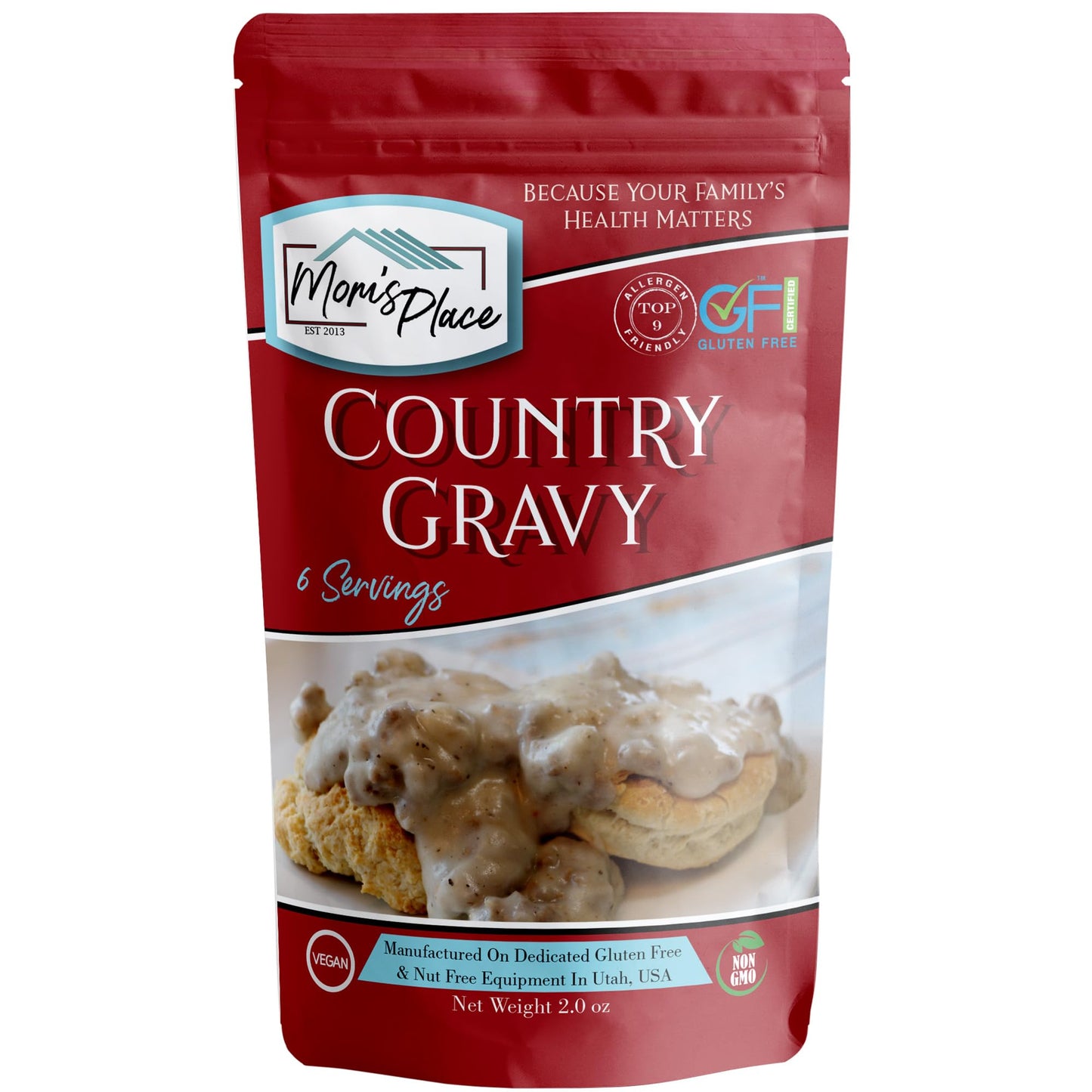 Mom's Place Gluten-Free Dairy Free Country Gravy Mix