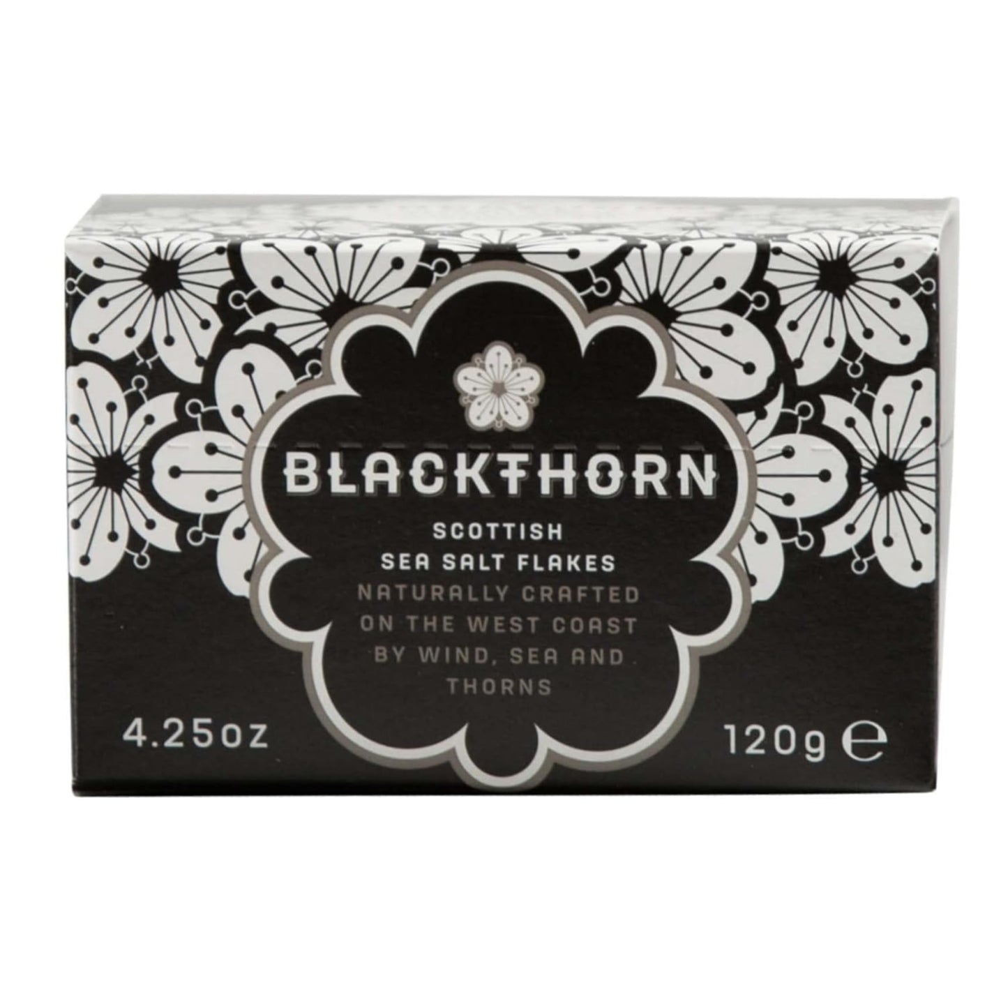 Blackthorn Scottish Gourmet Sea Salt Flakes - Natural And Unrefined - Sustainable Production - Mineral Rich Vegan - 4.25 Ounce