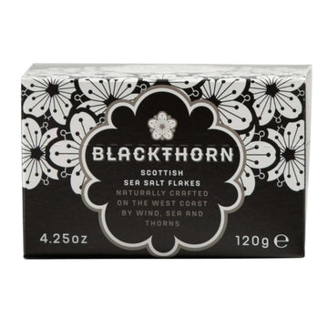 Blackthorn Scottish Gourmet Sea Salt Flakes - Natural And Unrefined - Sustainable Production - Mineral Rich Vegan - 4.25 Ounce