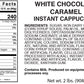 Cappuccino Supreme 2 Lb Bag White Chocolate Caramel Cappuccino Mix