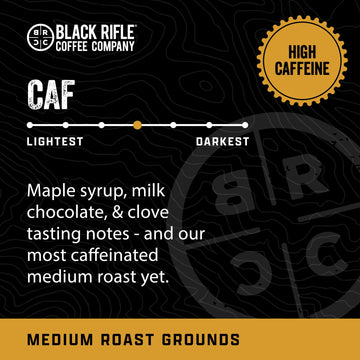 Black   Coffee Company Ground Coffee Medium Roast, 12oz Bag, Arabica Beans, Colombian & Brazilian Blend