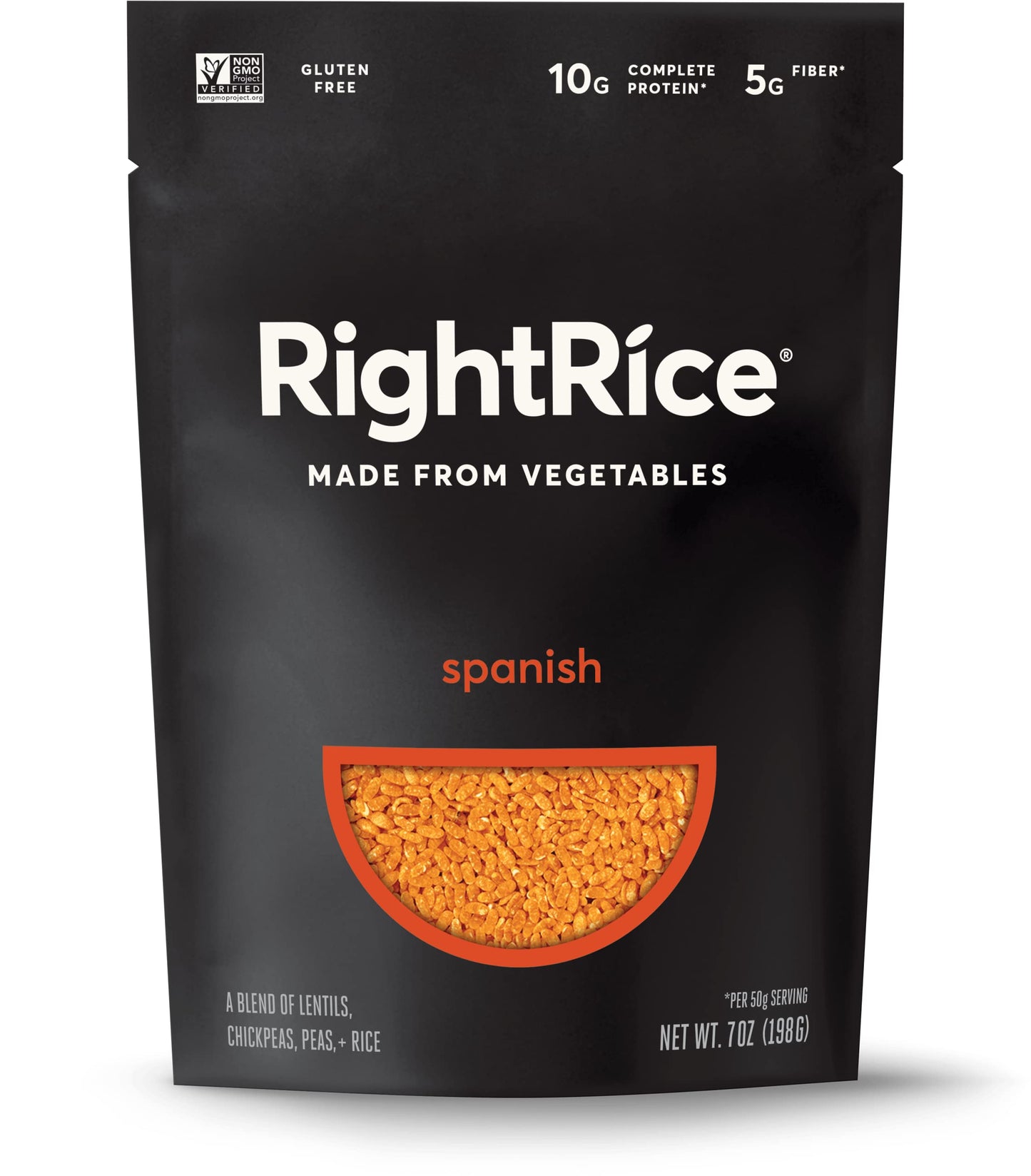Right Rice - Made From Vegetables - Spanish - Case of 6 - 7 oz.(D0102HX2SY7.)