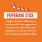 Two Rivers Coffee Peppermint Stick Flavored Ground Coffee, Perfectly Balanced, Always Smooth, Made With 100% Arabica Beans - Fla