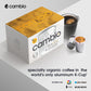 Cambio Roaster Donut Blend Keurig Coffee K Cups, Organic Light Roast Coffee Pods, Only Aluminum K Cup For More Flavor & Longer L