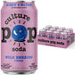 Culture Pop Soda Sparkling Probiotic Drink, Vegan Soda for Gut Health, Non-GMO, GF, No Added Sugar, 12 Pack, 12 Fl Oz Cans, Wild