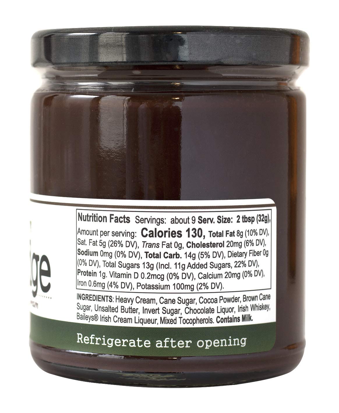 Paradigm Foodworks Irish Cream Haute Fudge, 10 Ounce, Brown