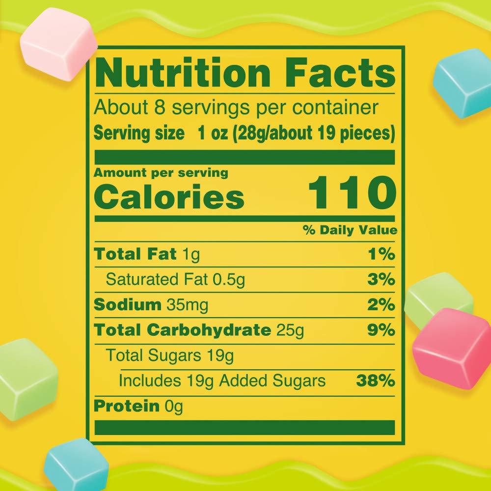 STARBURST Fruit Chews Candy - Minis Sours, 8oz (Pack of 8) - Delicious Mini Candy, Sour Candy Bulk