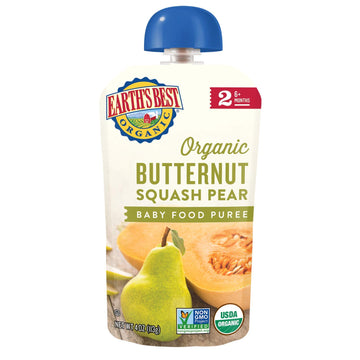 Earths Best Baby Puree Butter Nut Sqash 4 Oz