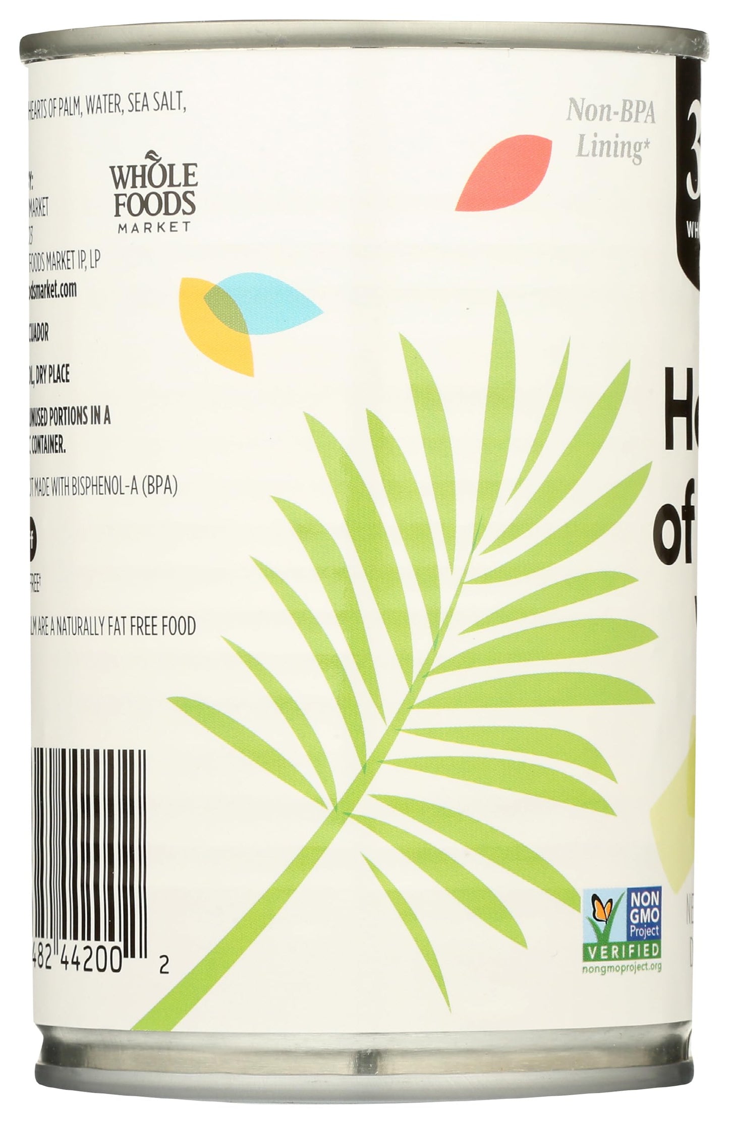 365 by Whole Foods Market Whole Hearts of Palm, 14.1 oz, Vegan, Gluten-Free, Non-GMO