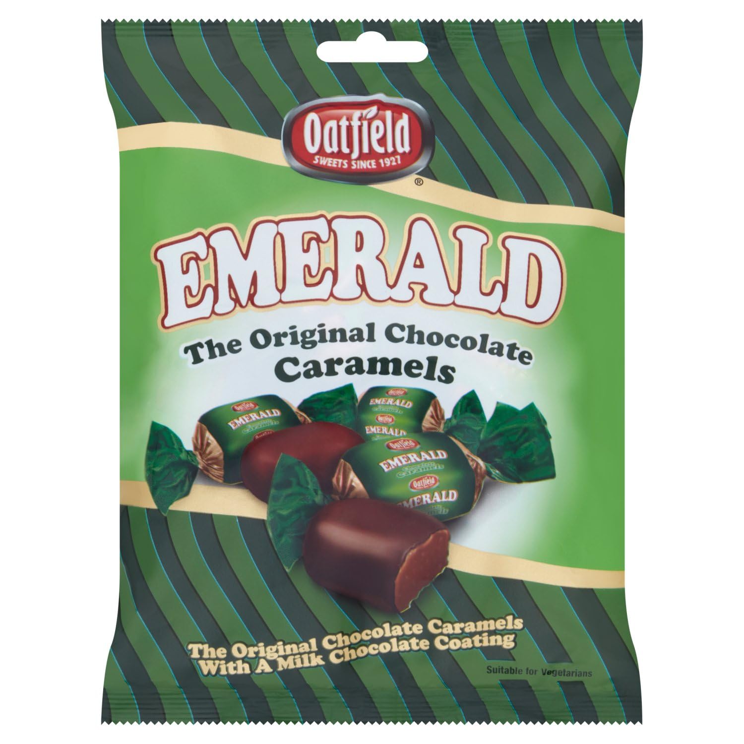 Oatfield Emerald Original Irish Caramels, 135 gm (4.7oz), Pack of 3